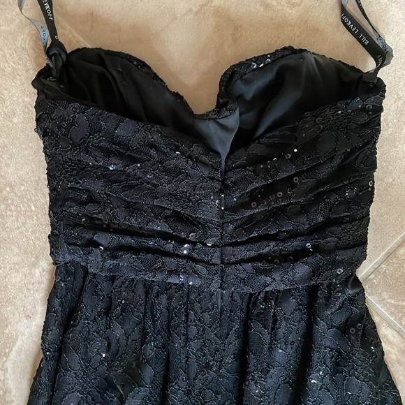 Bill Levkoff long black sequin dress - Picture 4 of 7
